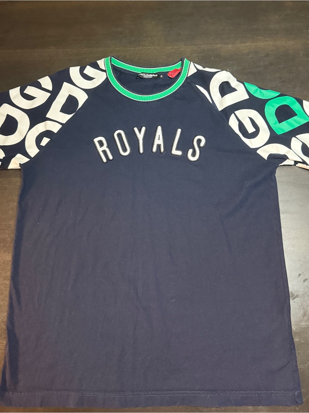 Dolce & Gabbana #DGMILLENNIALS Logo Varsity Crewneck T-Shirt, Mens Sz XXL